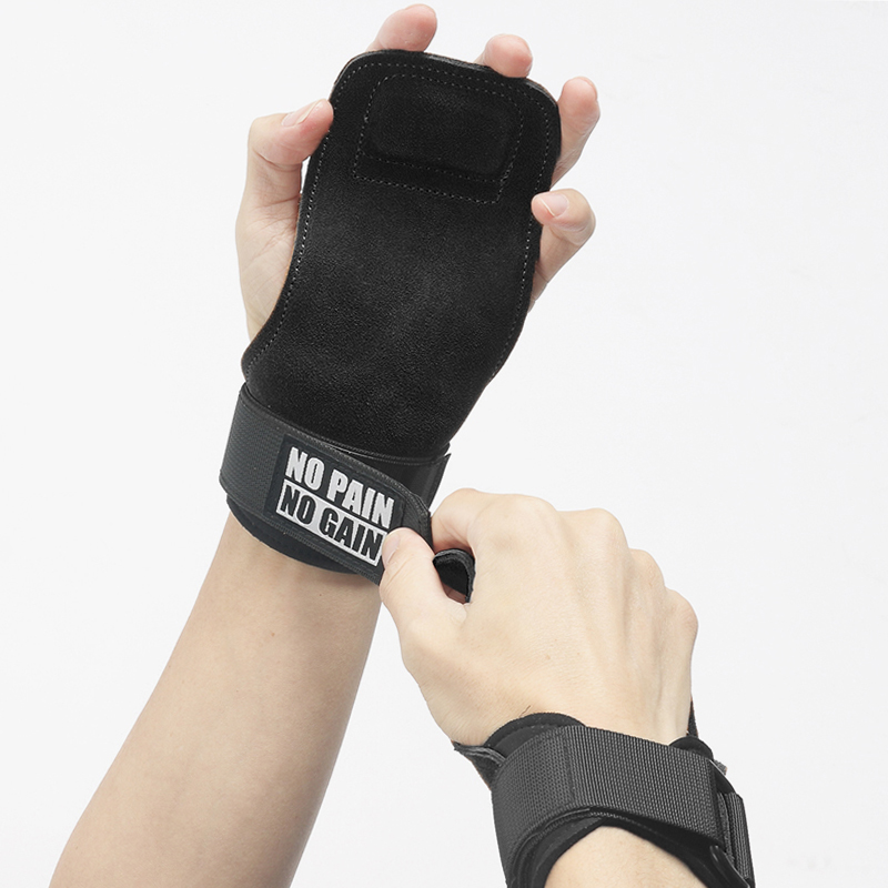 Crossfit Training Gear - Sarung Tangan Genggaman Gym Kulit Sapi