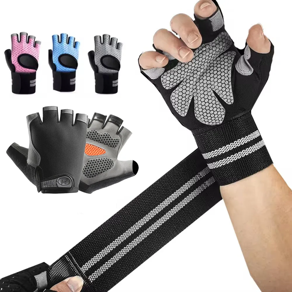 Crossfit Training Gear - 1 Pasang Sarung Tangan Kebugaran Gym