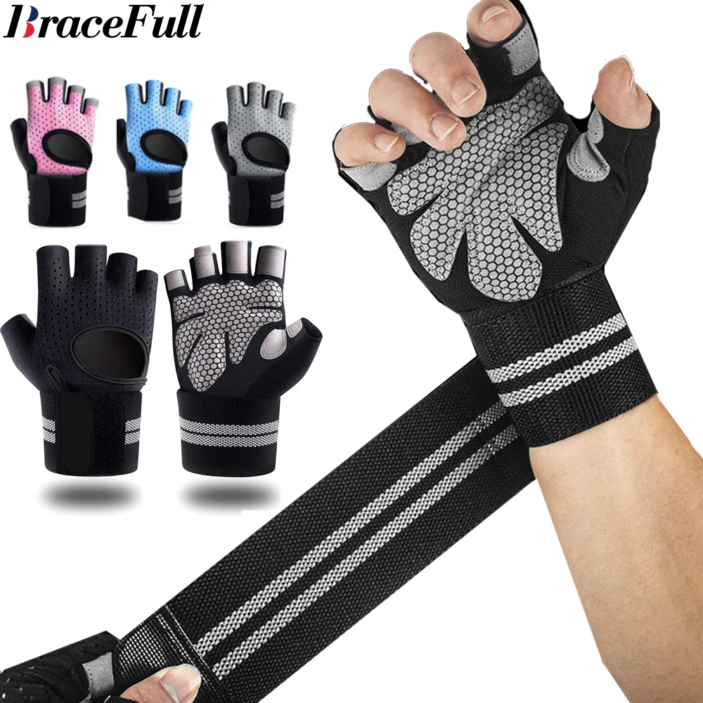 Crossfit Training Gear - 1 pasang sarung tangan Fitness Gym