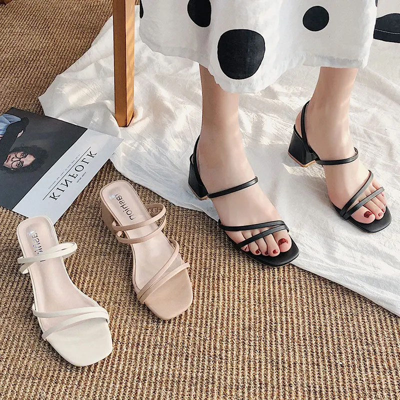 Sandal Wanita Hak Tinggi Model - Crossfit Lady ulasan dan harga