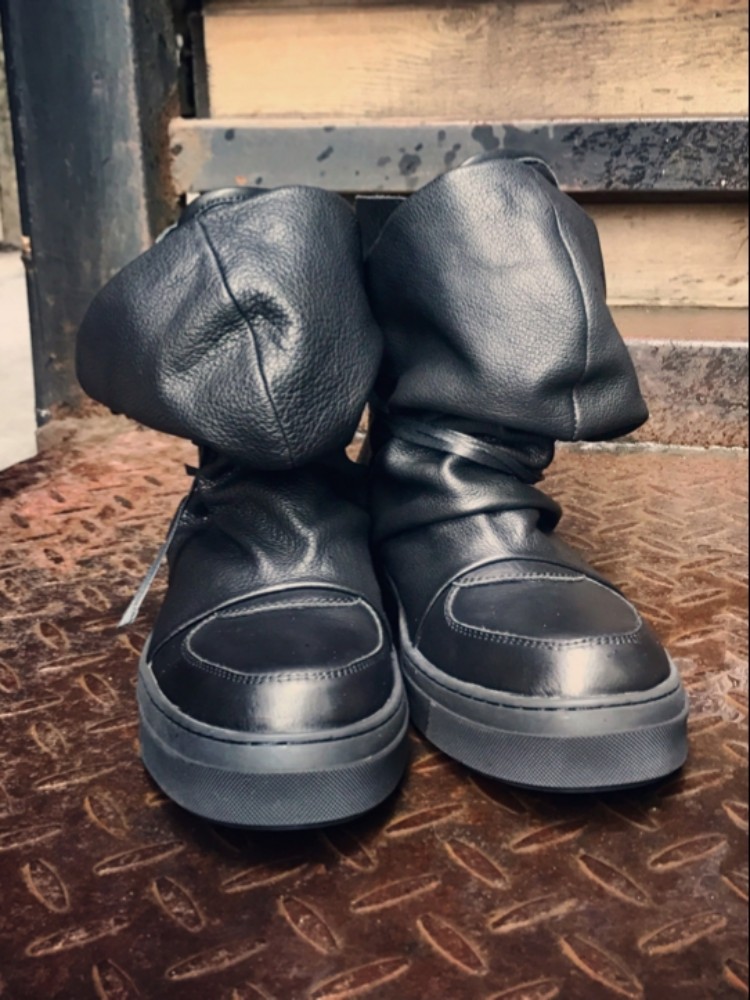 Sepatu Boots Kulit Asli Gaya K - Crossfit Male ulasan dan harga