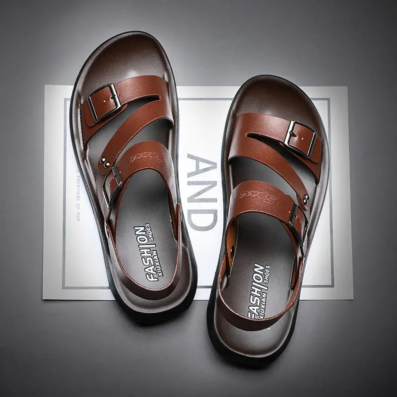 Sandal pantai kulit PU pria, K - Crossfit Male ulasan dan harga