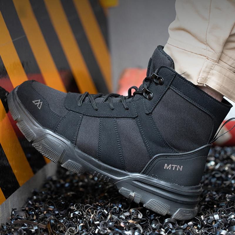 Sepatu Bot Tambang Anti Bentur - Crossfit Male ulasan dan harga